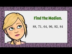 Finding the Median with an Even Data Set Instructional Video