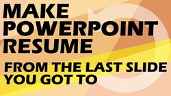 Adding a Resume Button in PowerPoint Instructional Video