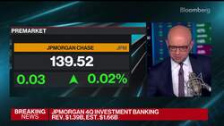 JPMorgan Q4 Investment Banking, Trading Miss Estimates News Clip