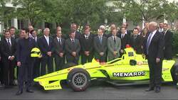 Trump welcomes Indy 500 winner to WH News Clip