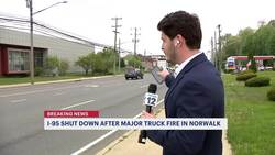 I-95 fire snarls local traffic through Norwalk News Clip