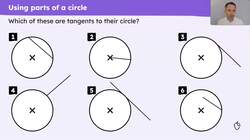 Checking and securing understanding of the parts of a circle Instructional Video