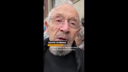 Pro-Palestinian Columbia alumni torch diplomas News Clip