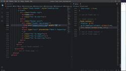 Frontend Web Development Bootcamp - Build a Twitter Clone - Styling of News Feed Header - Part 1 Instructional Video