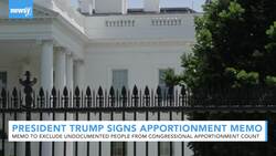 Trump Memo Could Exclude Undocumented People From Apportionment Counts News Clip