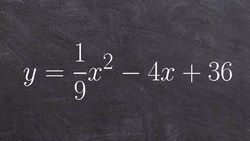 Solve by factoring a perfect square trinomial with a fraction Instructional Video