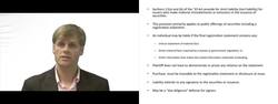 Understanding Securities Issuances and Liability for Misstatements Instructional Video