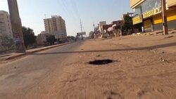 CLEAN : Empty streets in the Sudanese capital before planned anti-coup mass rallies News Clip