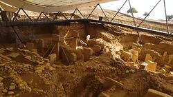 Tourists Visit Site Of The World's Oldest Structures At Gobekli Tepe Stock Footage