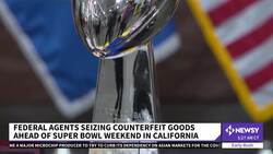 Federal Agents Crack Down On Fake Super Bowl Gear News Clip