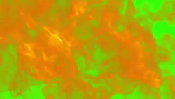 abstract real fire flames burn movement on chroma key green screen, with alpha channel background loop seamless Stock Footage
