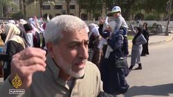 Palestine solidarity protests: Demonstrators march through streets of Baghdad News Clip