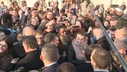 CLEAN : Macron in Amiens: meeting with students in his hometown News Clip