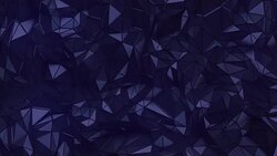 Simple dark blue low poly loop background animation. Triangular geometric motion pattern. 4K, Ultra HD resolution Stock Footage