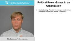 Political Power Games in an Organization Instructional Video