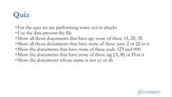 MongoDB Mastering MongoDB for Beginners (Theory and Projects) - Quiz ($nin) Instructional Video