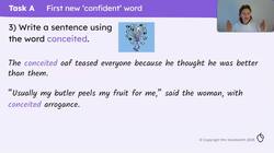 More rich vocabulary associated with confidence Instructional Video