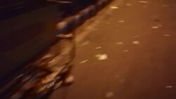 CLEAN : Police hit and detain people during Friday night clashes in Delhi News Clip