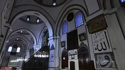 Interior the Ulu Mosque of Bursa Stock Footage