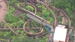 Aerial shots of Thorpe Park... News Clip