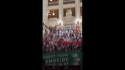 Dozens of protestors against Gaza genocide arrested in Pennsylvania News Clip