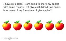 Division of Whole Numbers by Unit Fractions Using Models Instructional Video