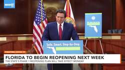 Most Of Florida Will Begin Reopening Next Week News Clip