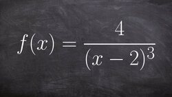 Finding the vertical and horizontal asymptote of a function Instructional Video