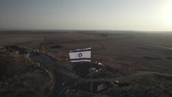Golan Heights Revealed: Drone Captures Hidden Gems Stock Footage