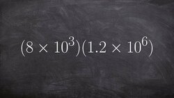 Multiplying two numbers in scientific notation Instructional Video