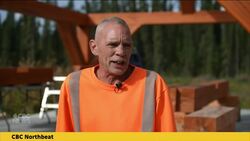 Residents in Teslin, Yukon, are recycling old wood for timber frame homes News Clip