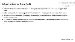 Design Microservices Architecture with Patterns and Principles - Infrastructure as Code (IaC) and Usage in Microservices Deployments Instructional Video