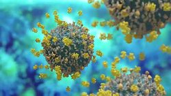 Virus cells Stock Footage