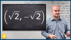 Learn how to convert rectangular points to polar points Instructional Video