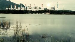 Power Plants and Smokes Stock Footage