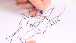 How to Draw a Manga Dragon Instructional Video