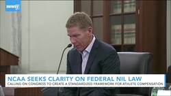 NCAA, Congress Work Toward National Law For Athlete Compensation News Clip