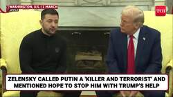 Trump Stayed Calm for 23 Mins, Then Exploded After Zelensky Called Putin 'Killer And...' | Report News Clip