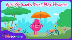 April Showers Song for Kids | The Kiboomers | April Showers Bring May Flowers | Songs for Children Instructional Video