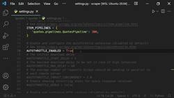 Web Scraping Tutorial with Scrapy and Python for Beginners - Autothrottle Extension Instructional Video