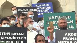 CLEAN : Turkey: Demo after Charlie Hebdo republishes cartoons depicting prophet News Clip