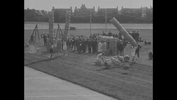 London porters race with baskets balanced on their heads News Clip