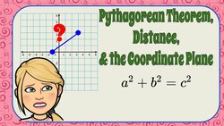 Using Pythagorean Theorem to Find the Distance Between Two Points Instructional Video