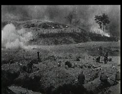 WWI battle scenes on the Italian Front Stock Footage