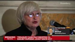 US Treasury Cash Pile Drops to Lowest Since 2017 News Clip
