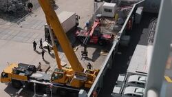 Queen Elizabeth aircraft carier docked in Portsmouth News Clip