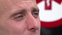 Air ambulance crew member injured after being hit by laser pen beam News Clip