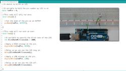 Change the LED Variable: Arduino Course 4.4 Instructional Video
