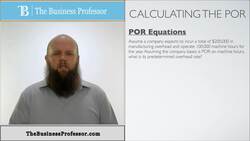 Calculate Predetermined Overhead Rate - Manufacturing Overhead Instructional Video