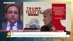 Breaking: Trump imposes additional 25% tariff on India, total goes up to 50% News Clip